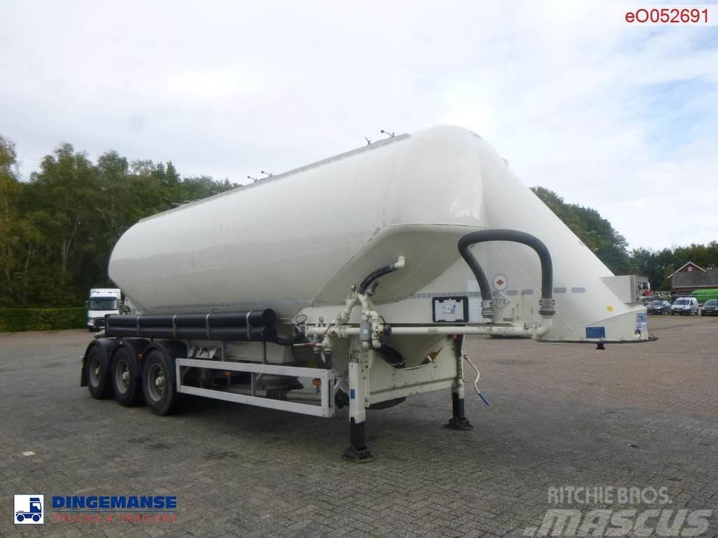 Feldbinder Powder tank alu 40 m3 / 1 comp Poluprikolice cisterne