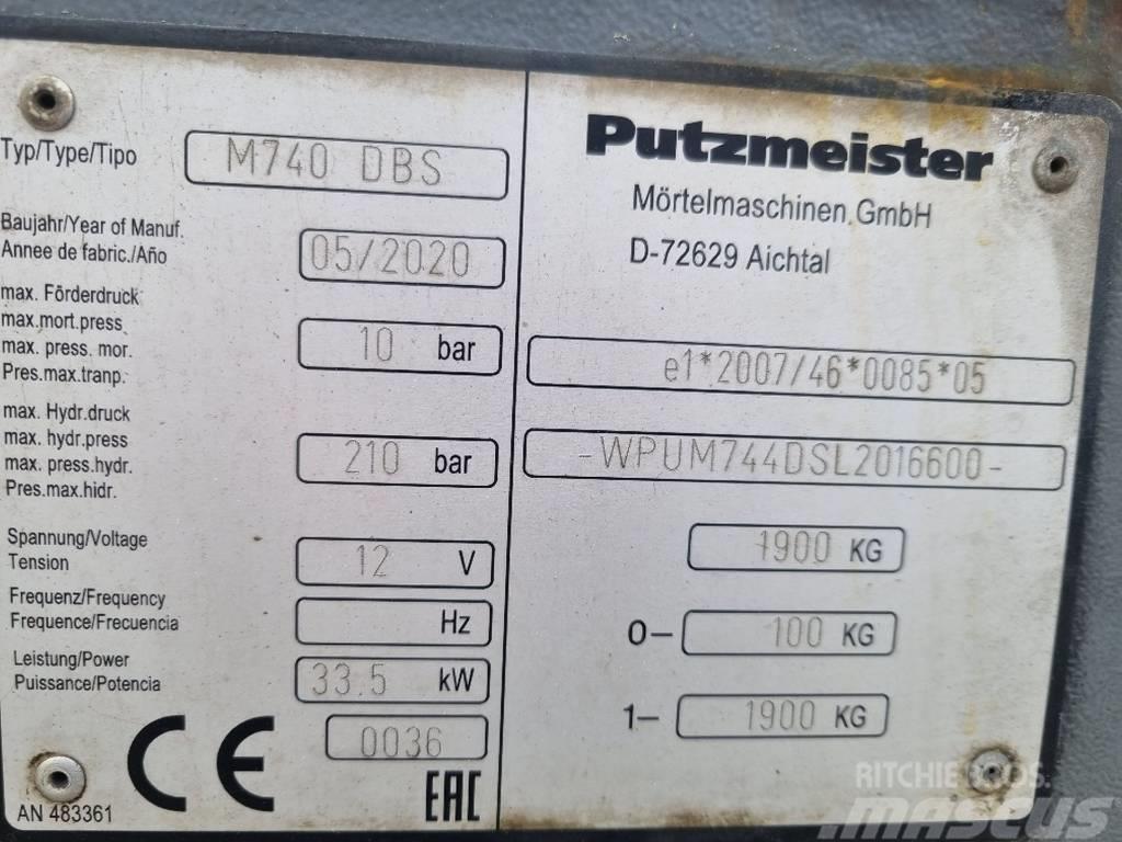 Putzmeister M 740/4 DBS Estrih pumpe
