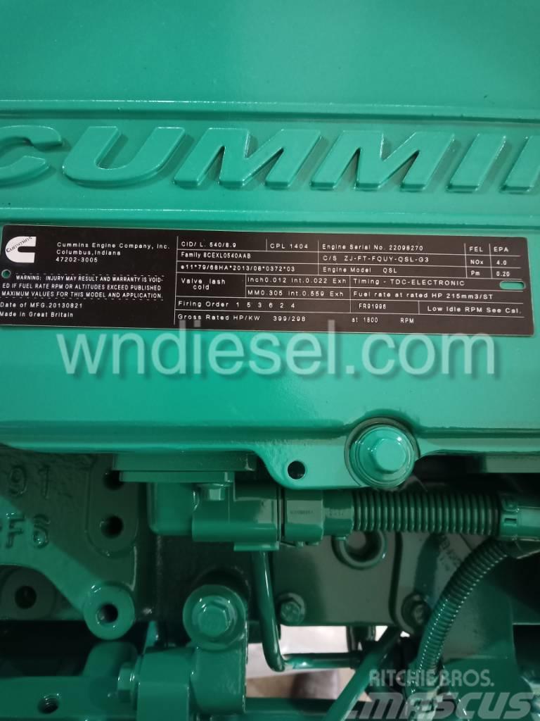 Cummins diesel engine QSL9-G3 CPL1404 Motori za građevinarstvo