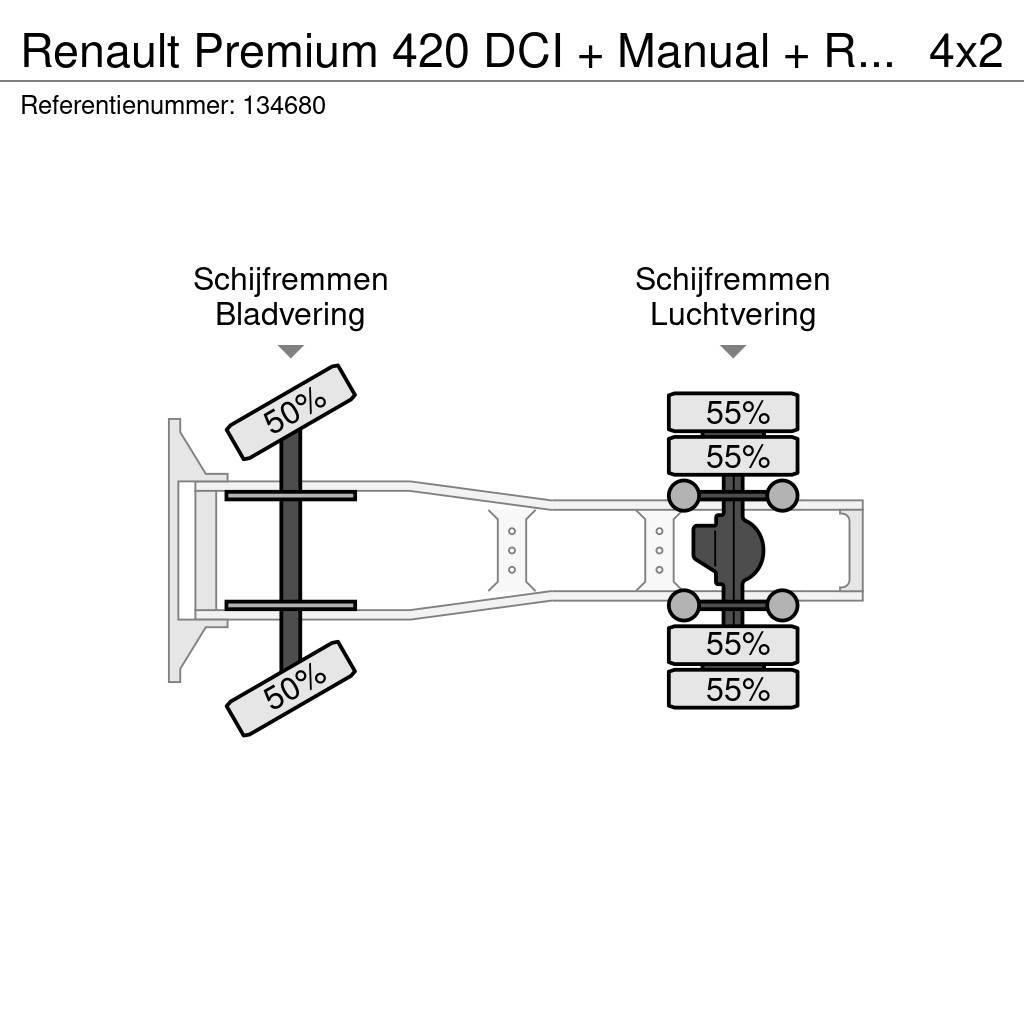 Renault Premium 420 DCI + Manual + Retarder Tegljači