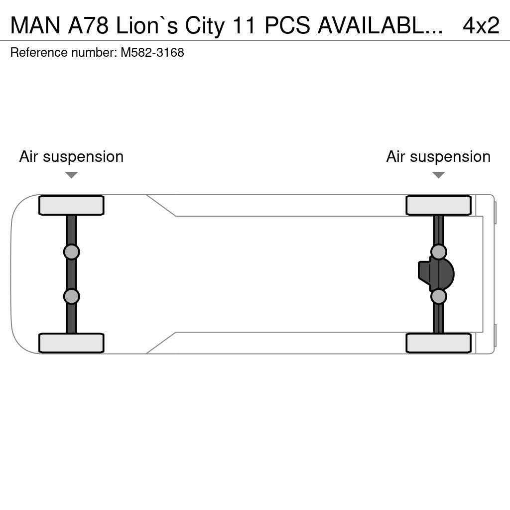 MAN A78 Lion`s City 11 PCS AVAILABLE / EURO EEV / 30 S Gradski autobusi