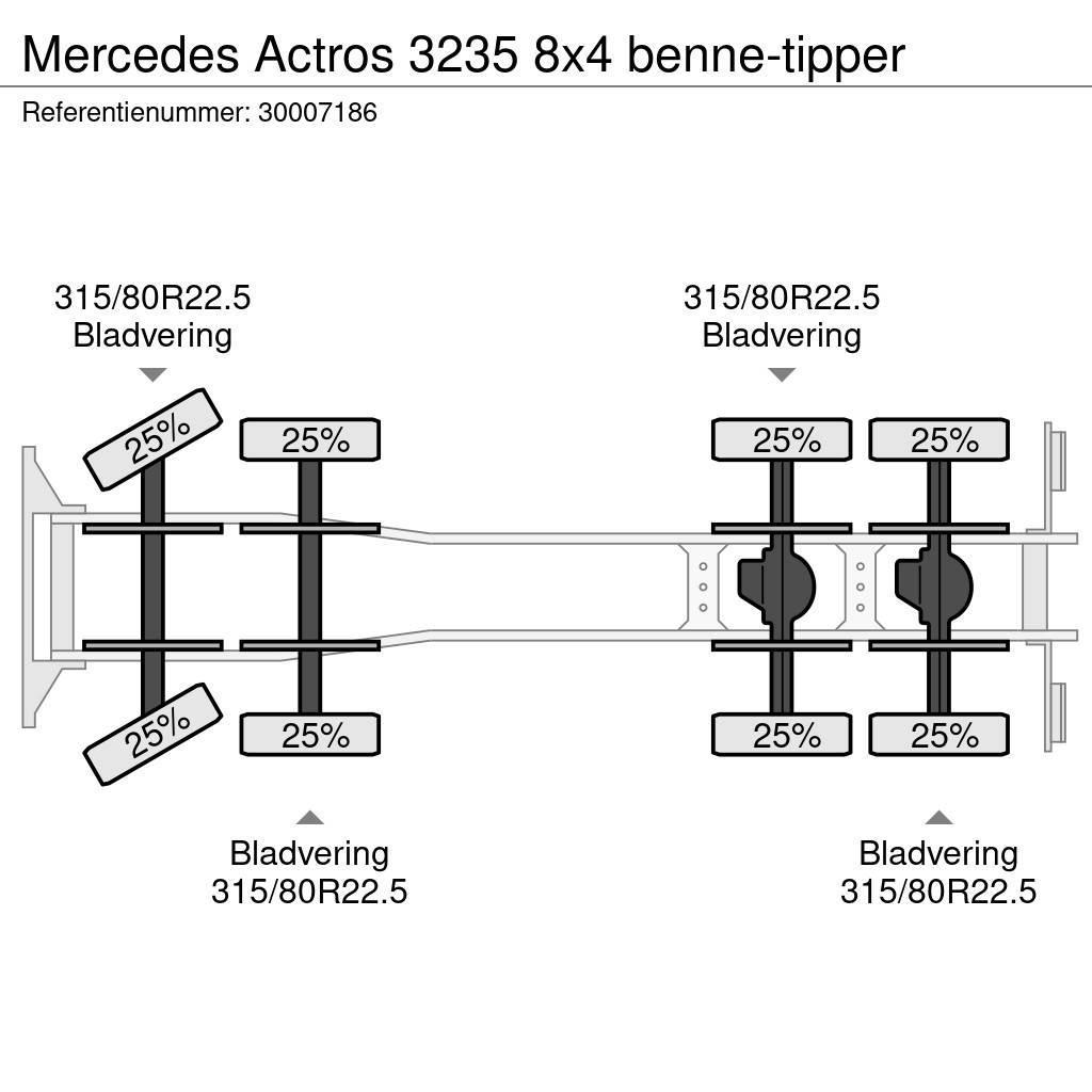 Mercedes-Benz Actros 3235 8x4 benne-tipper Kiperi kamioni