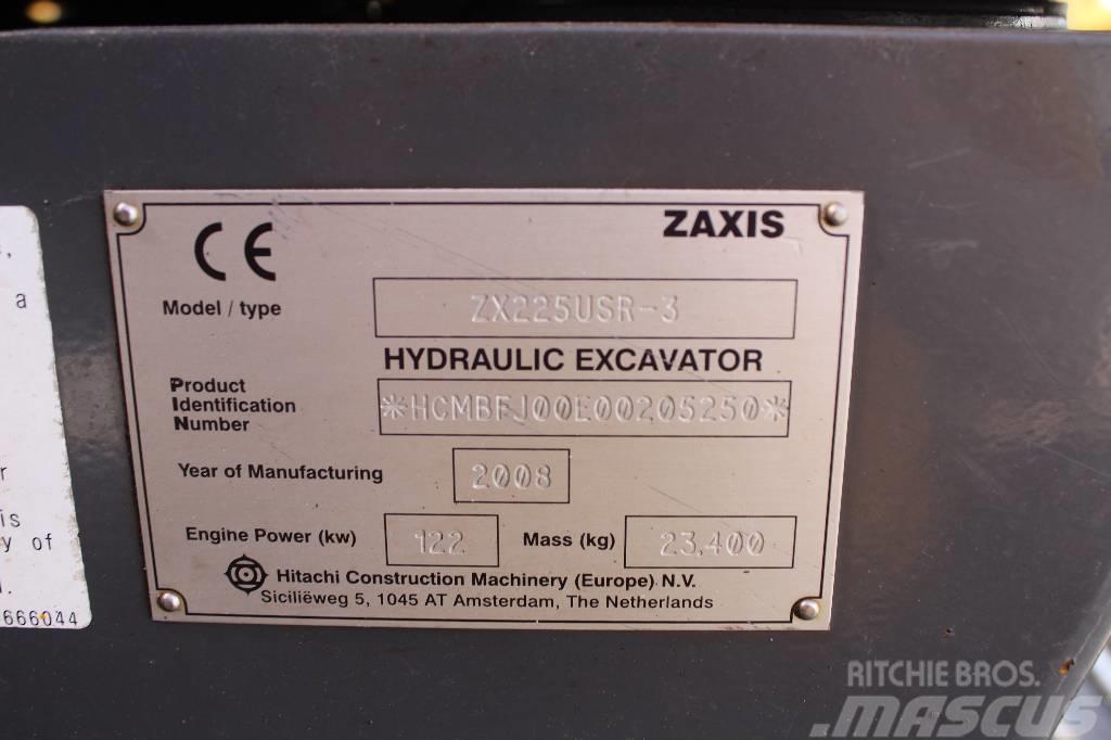 Hitachi ZX 225 USR LC-3 / Pyörittäjä, Kauha, Rasvari, YM! Bageri guseničari