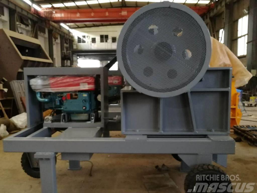 Kinglink PE250x400 Small Jaw Crusher With Diesel Engine Drobilice