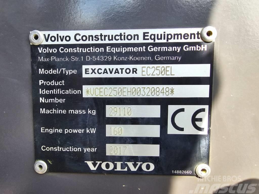 Volvo EC250EL Bageri guseničari