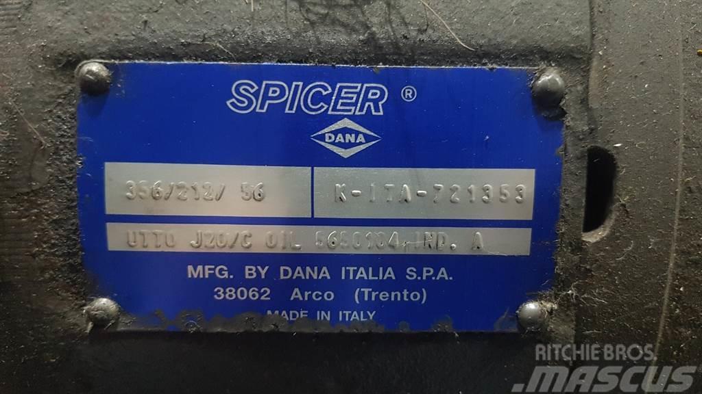 Spicer Dana 356/212/56 - Mecalac 714 MW - Axle Osovine