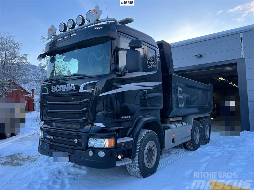 Scania R580 6x4 tipper WATCH VIDEO Kiperi kamioni