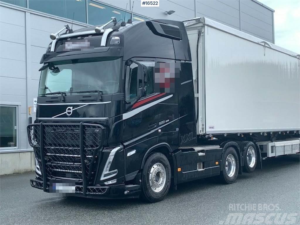 Volvo FH500 6x2 truck with hyd. XXL cabin and only 56,50 Tegljači