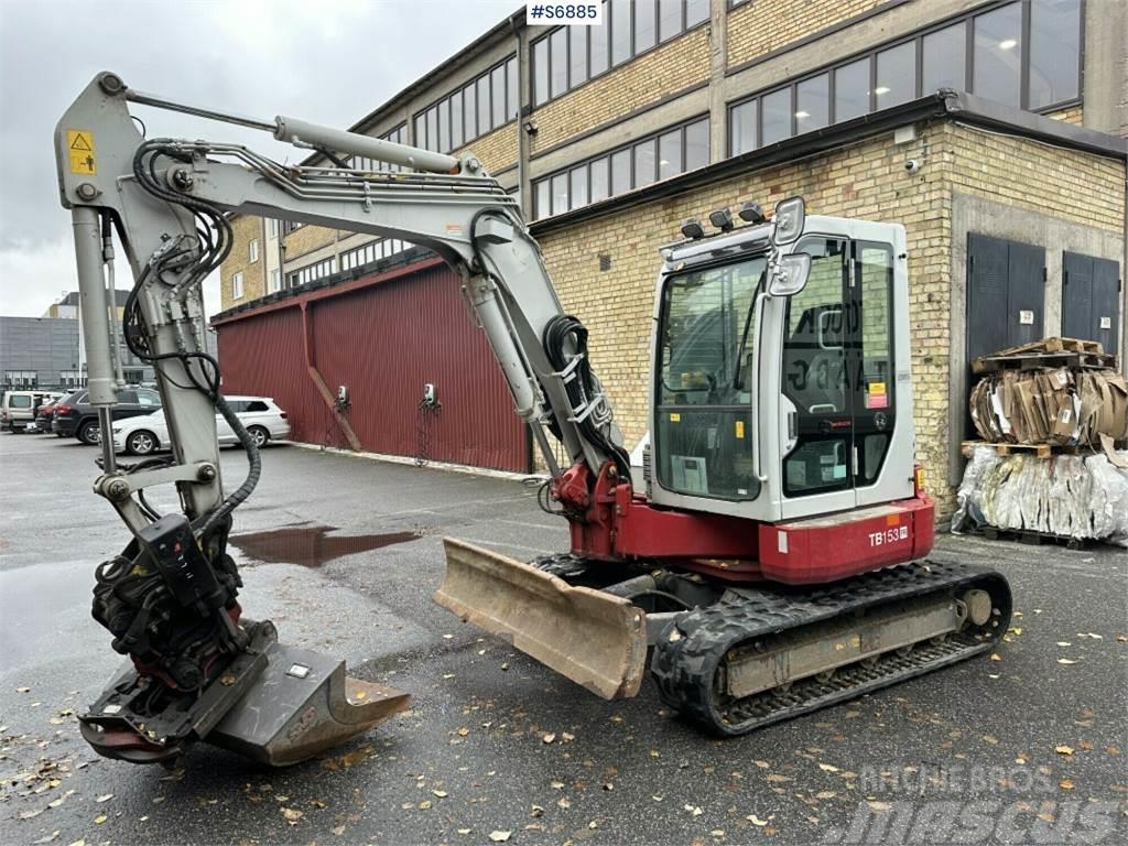 Takeuchi TB153FR, Excavator With Rotary tilt and tools Mini bageri < 7t