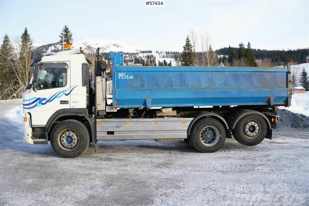 Volvo FM 480 6X2 Hook Truck, Tipper truck Rol kiper kamioni sa kukom za podizanje tereta