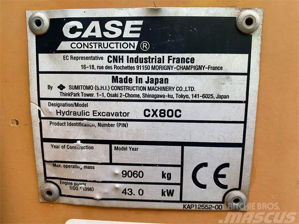 CASE CX80C Bageri točkaši