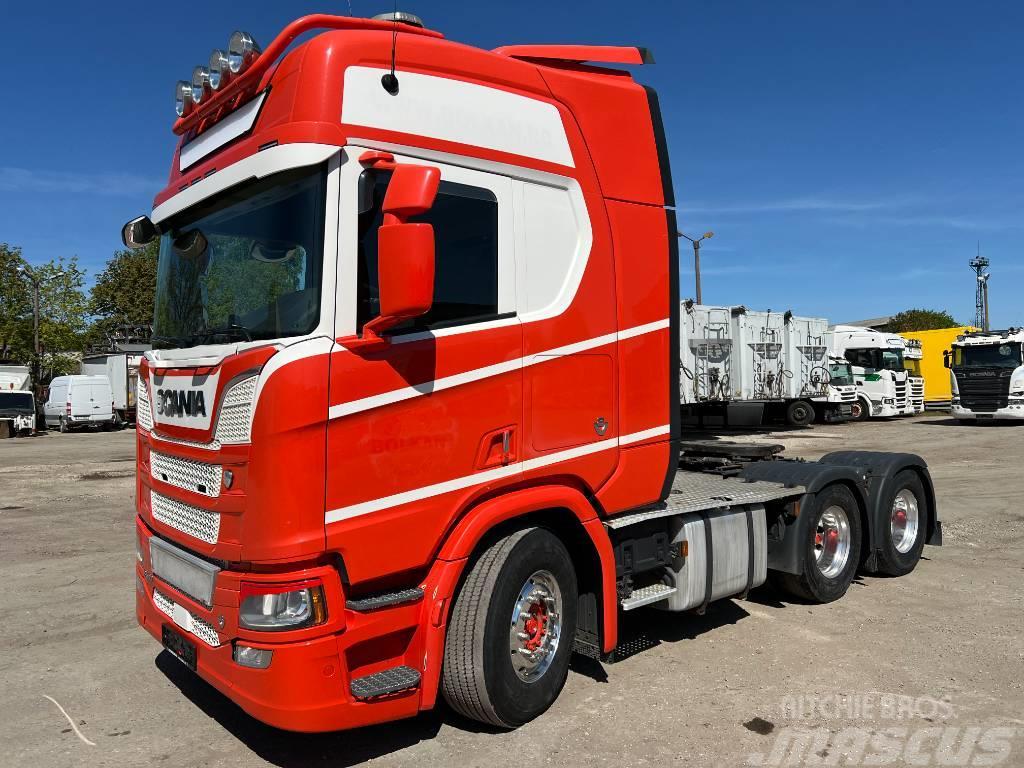 Scania R580A6X4NB EURO6, full air, 9T front axel Tractor Units