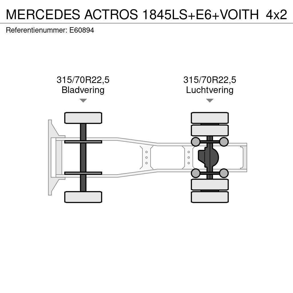 Mercedes-Benz ACTROS 1845LS+E6+VOITH Tegljači