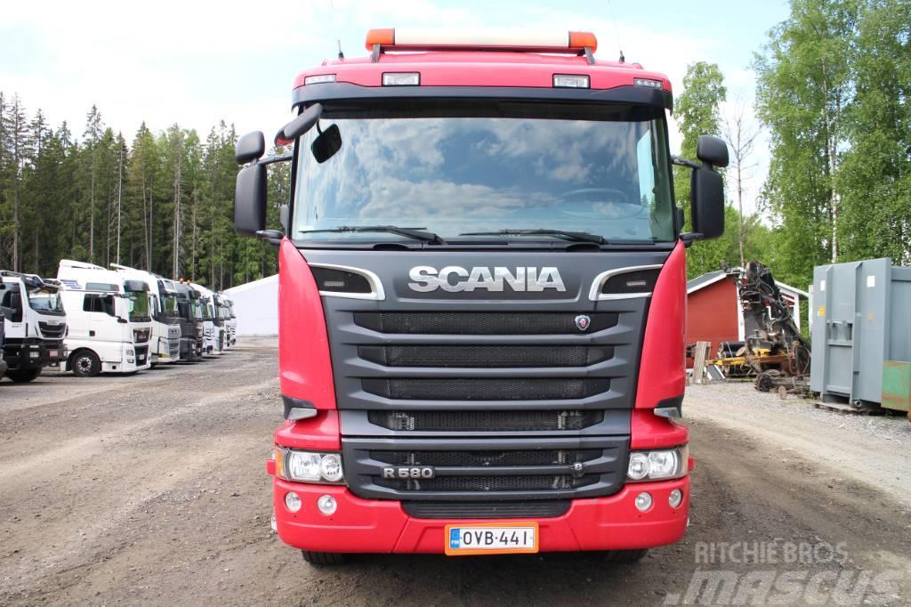 Scania R 580 ja 4-aks PV Kiperi kamioni