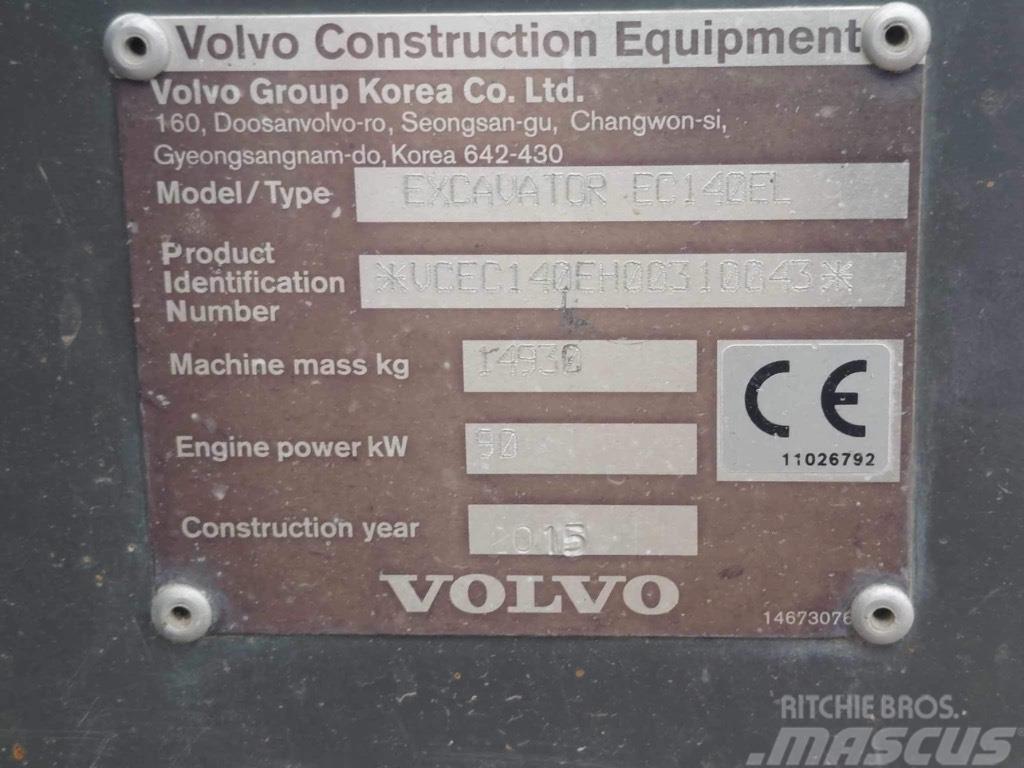 Volvo EC 140 EL Bageri guseničari