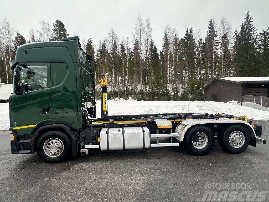 Scania S500 6x2*4 Marrel koukkulaitteella Rol kiper kamioni sa kukom za podizanje tereta