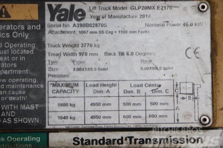 Yale GLP20MX Plinski viljuškari
