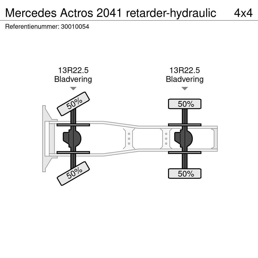 Mercedes-Benz Actros 2041 retarder-hydraulic Tractor Units