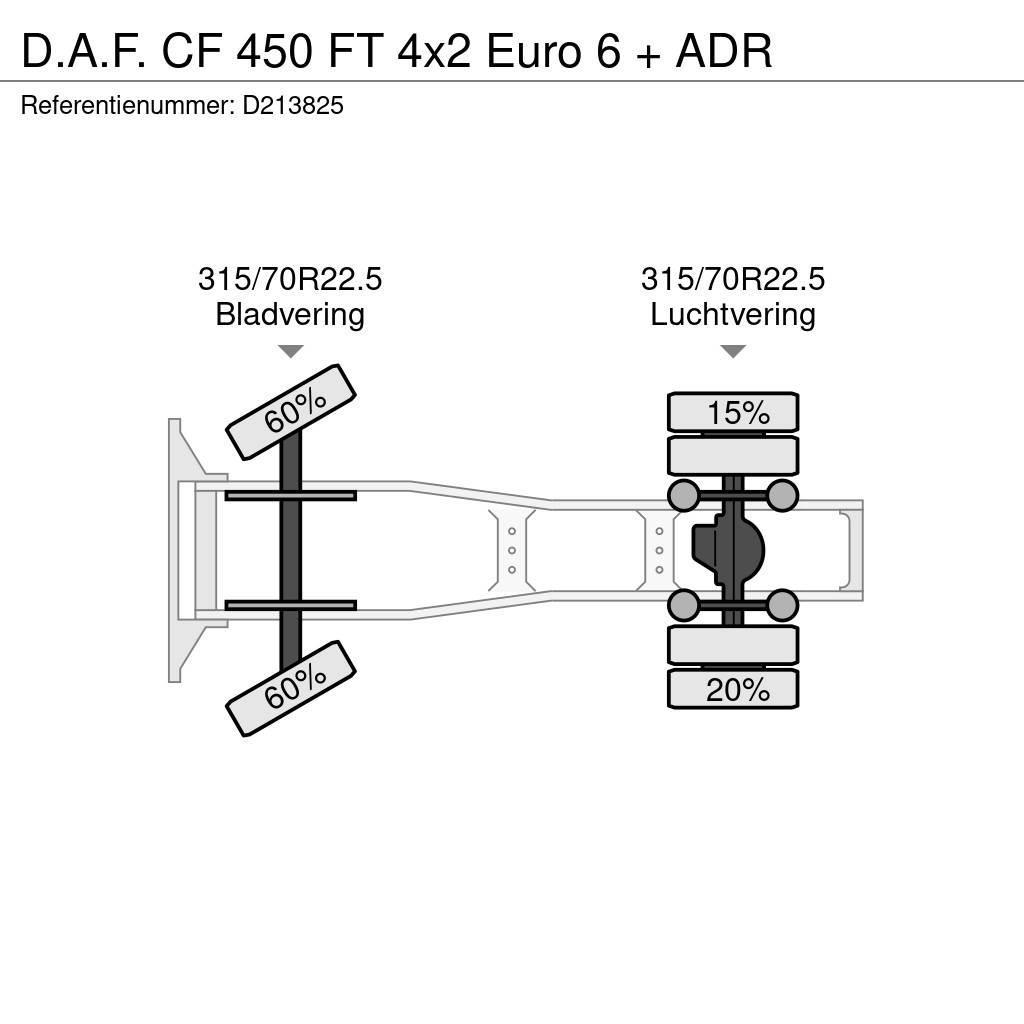 DAF CF 450 FT 4x2 Euro 6 + ADR Tegljači