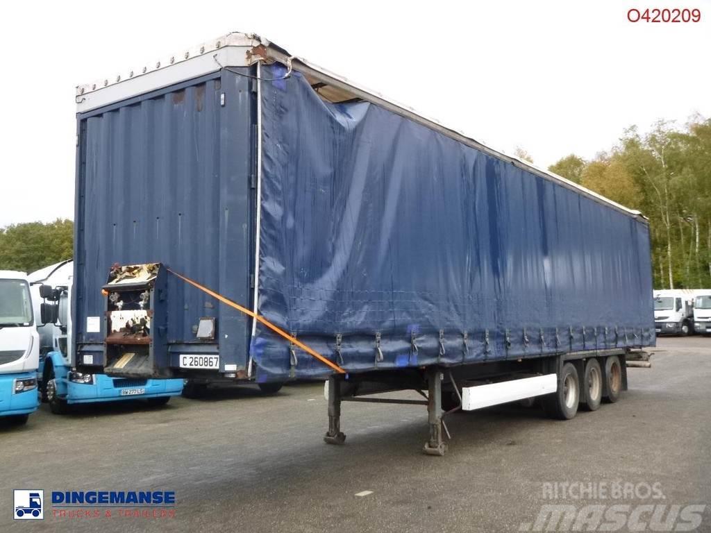 Krone Curtain side trailer double stock 97 m3 Poluprikolice sa ciradom