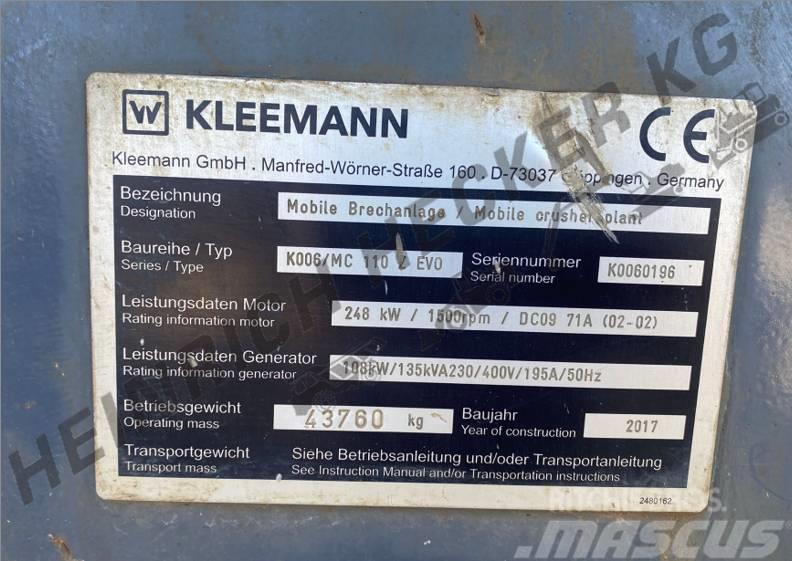 Kleemann MC 110 Z Evo Mobilne drobilice