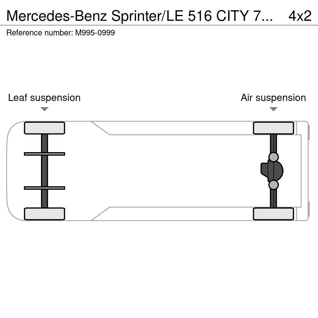 Mercedes-Benz Sprinter/LE 516 CITY 7 PCS AVAILABLE / PASSANGERS Mini buses