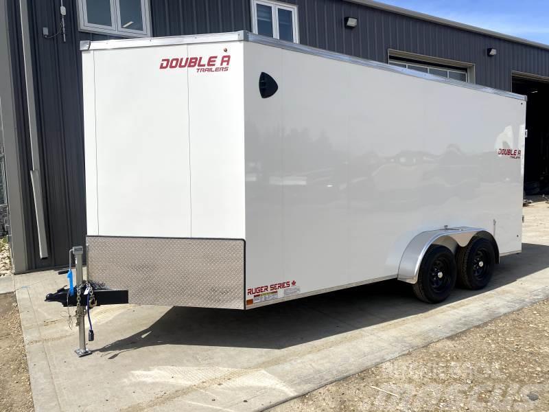 Double A Trailers 7' x 16' Cargo Enclosed Trailer Double A Trailers  Box body trailers
