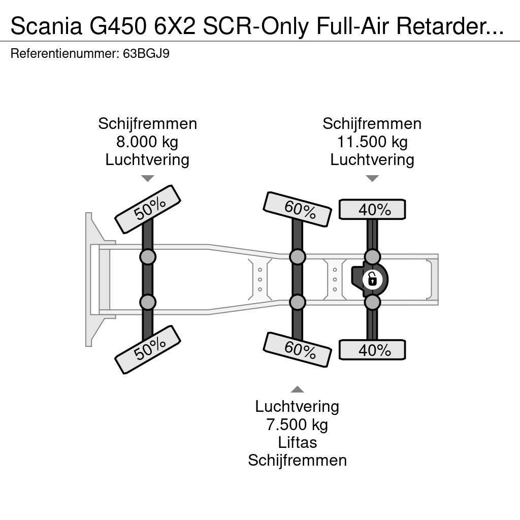 Scania G450 6X2 SCR-Only Full-Air Retarder EURO 6 NL Truc Tegljači