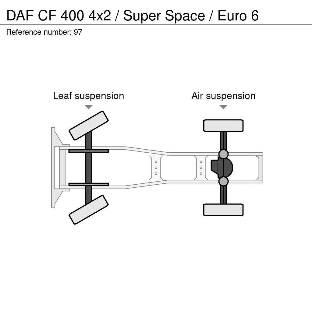 DAF CF 400 4x2 / Super Space / Euro 6 Tegljači