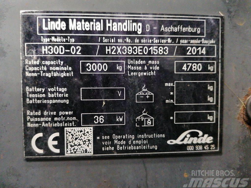 Linde H30D-02 Dizelski viljuškari