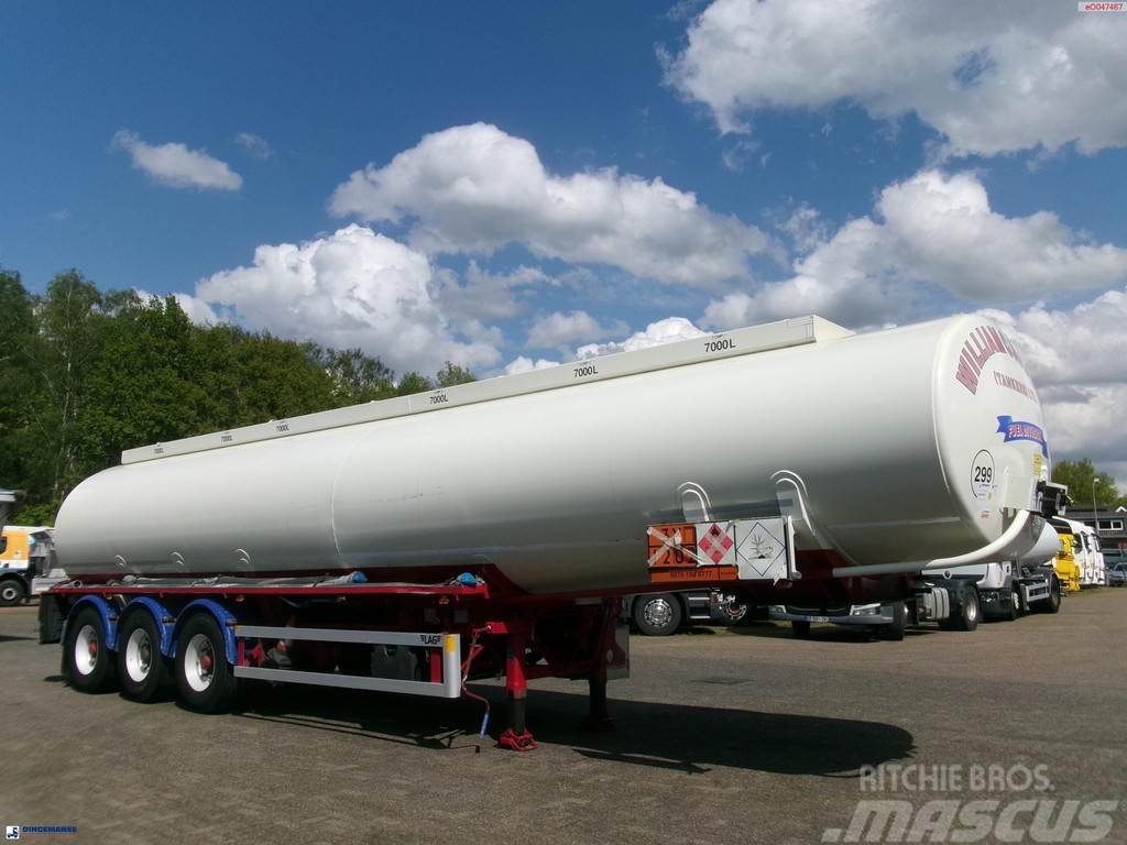 LAG Fuel tank alu 44.4 m3 / 6 comp + pump Poluprikolice cisterne