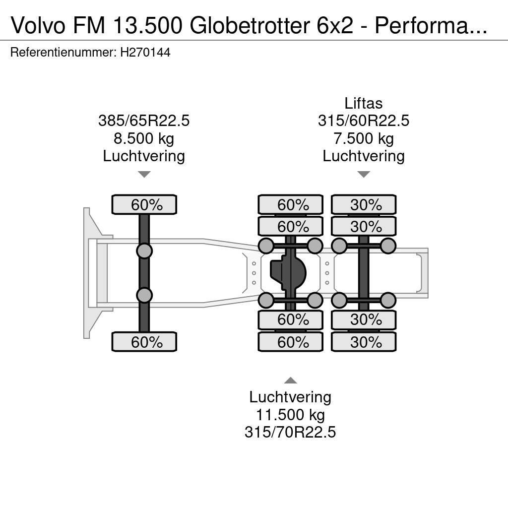 Volvo FM 13.500 Globetrotter 6x2 - Performance Edition - Tegljači