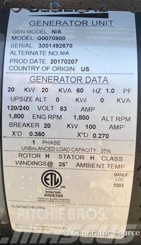 Generac 20 kW - JUST ARRIVED Dizel generatori