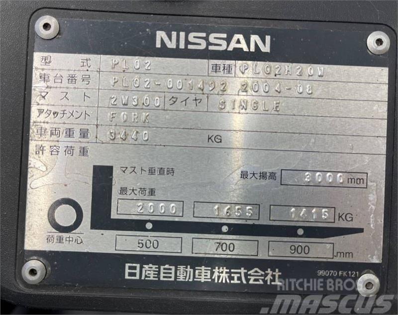 Nissan PL02M20W Viljuškari - ostalo