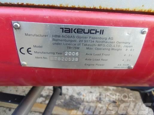 Takeuchi TB175W MINI EXCAVATOR. THIS MACHINE IS FIRE DAMA Mini bageri < 7t