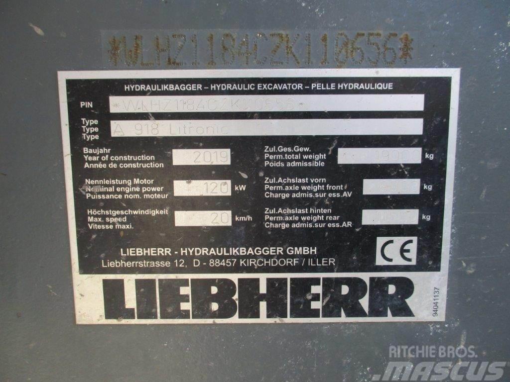 Liebherr A 918 Litronic Bageri točkaši
