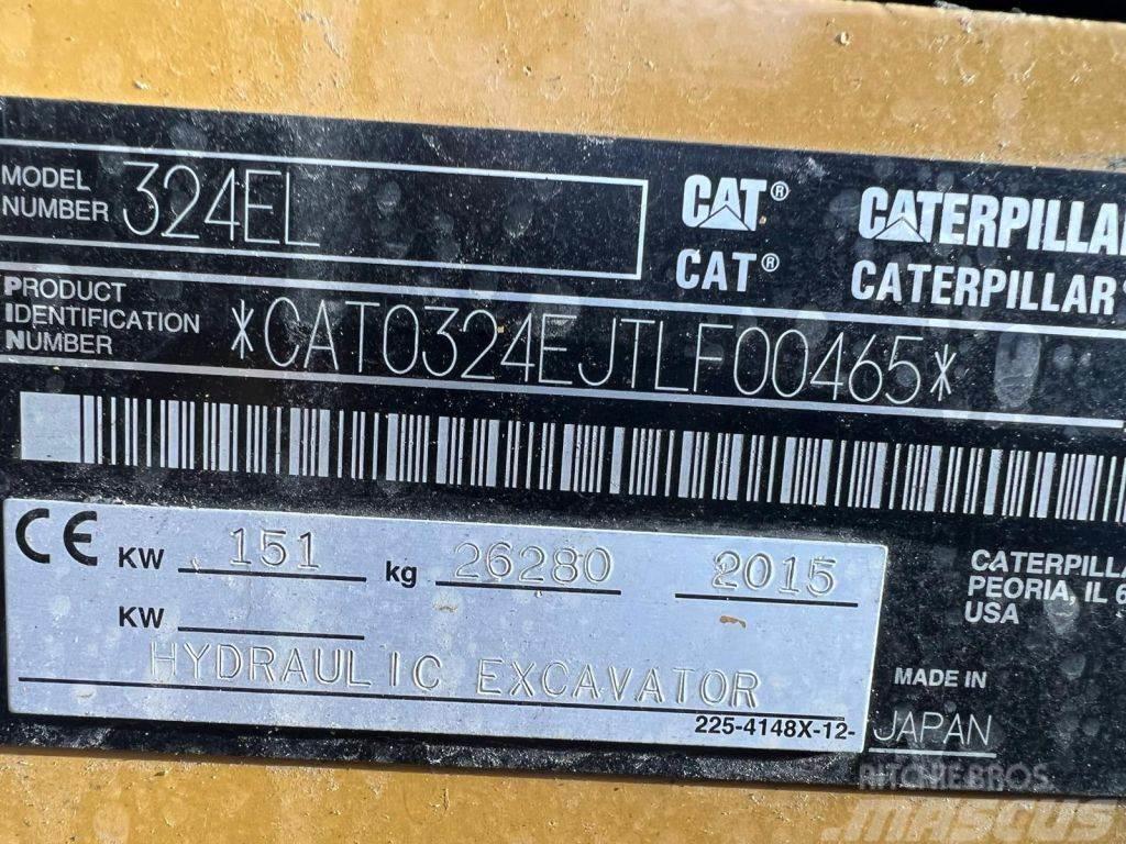 CAT 324EL 9655 HOURS Bageri guseničari