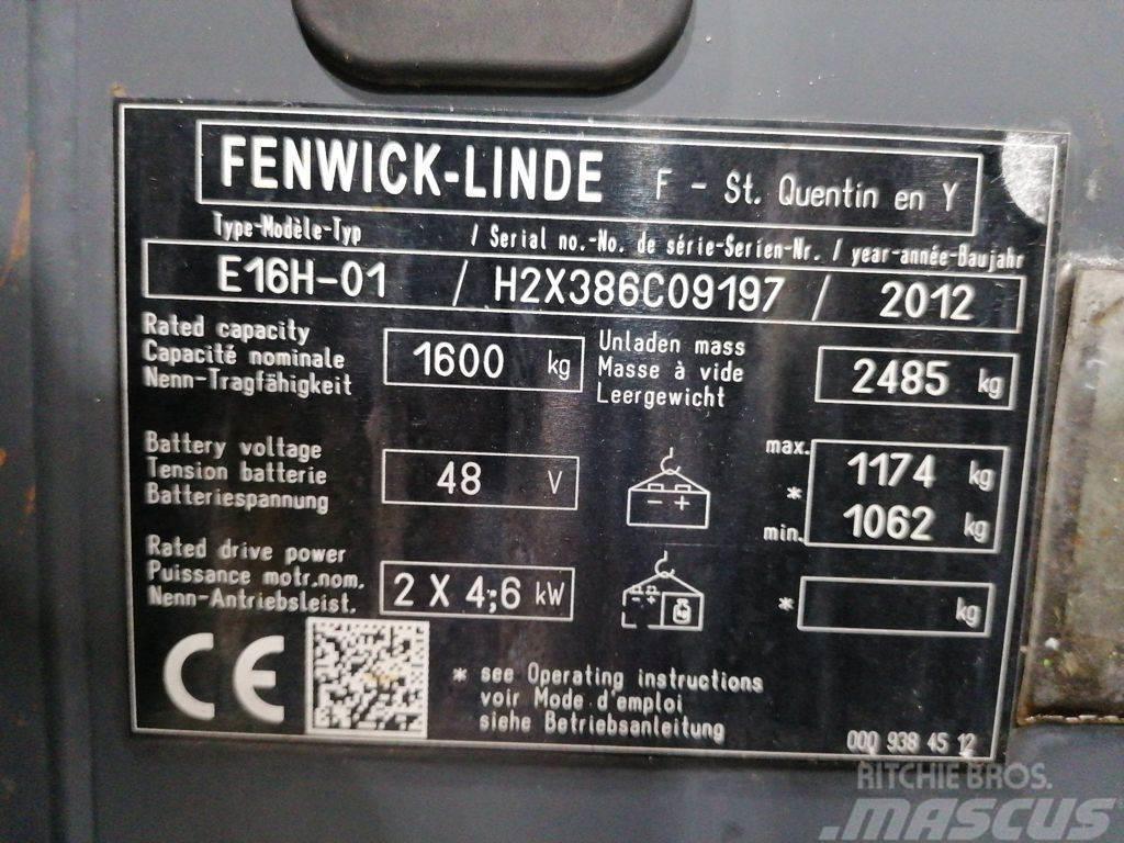 Linde E16H-01 Električni viljuškari