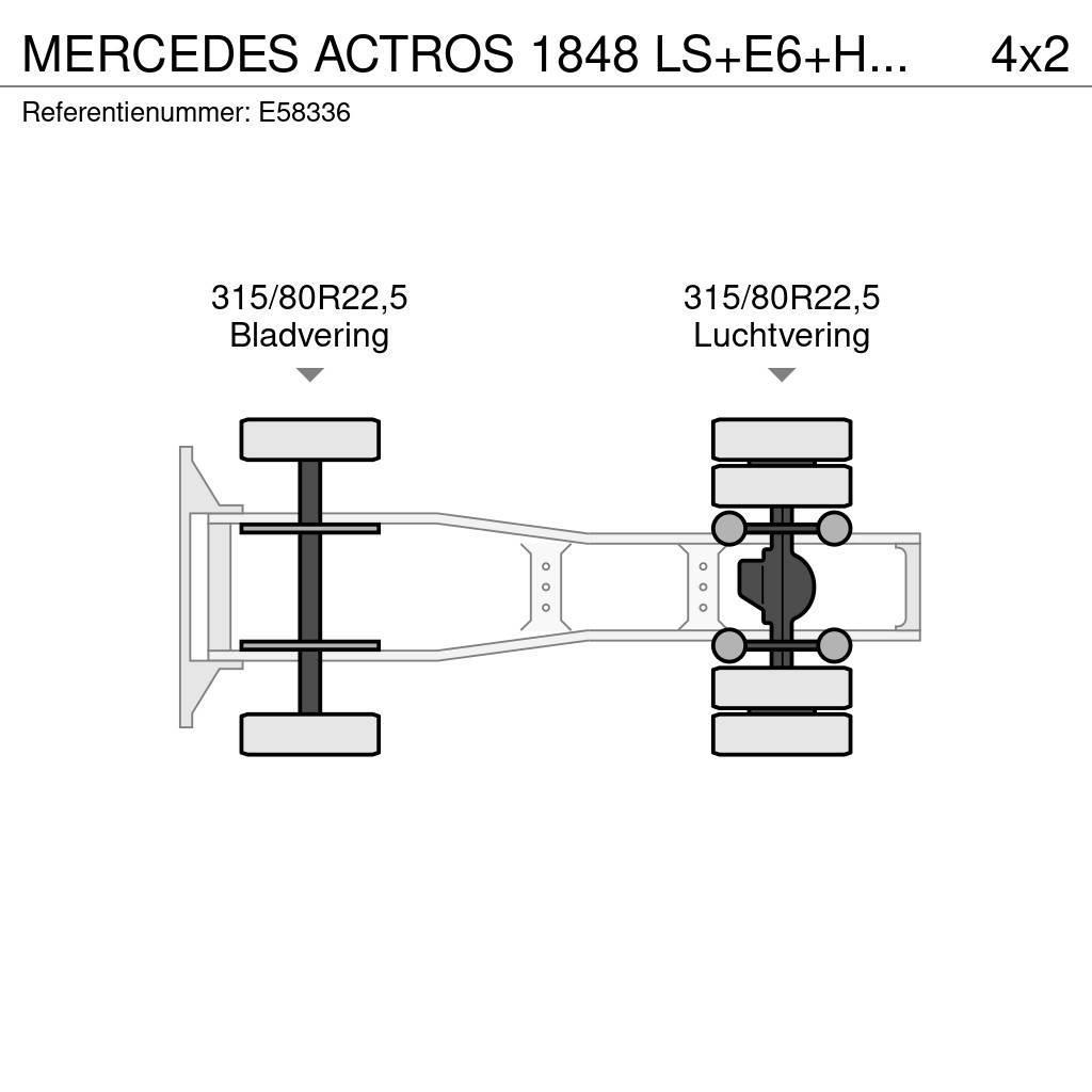 Mercedes-Benz ACTROS 1848 LS+E6+HYDR. Tegljači