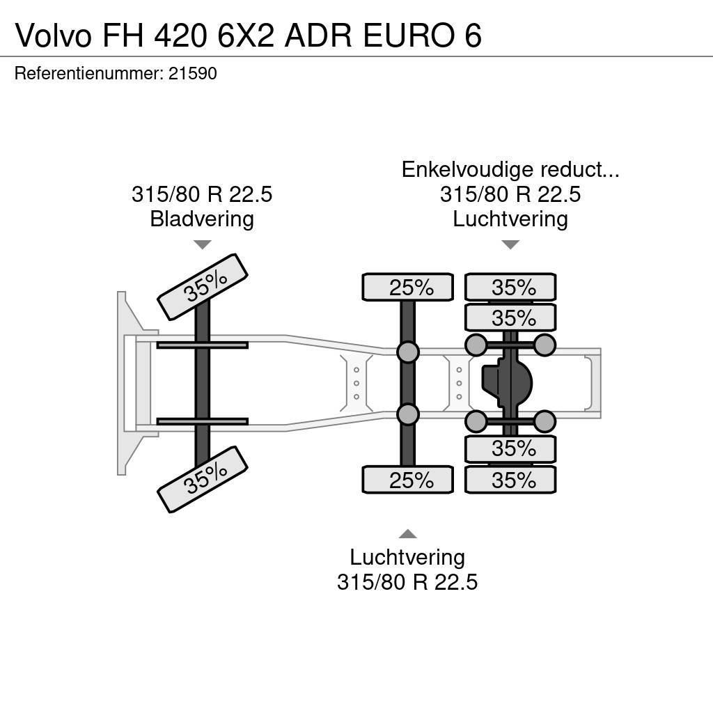 Volvo FH 420 6X2 ADR EURO 6 Tegljači