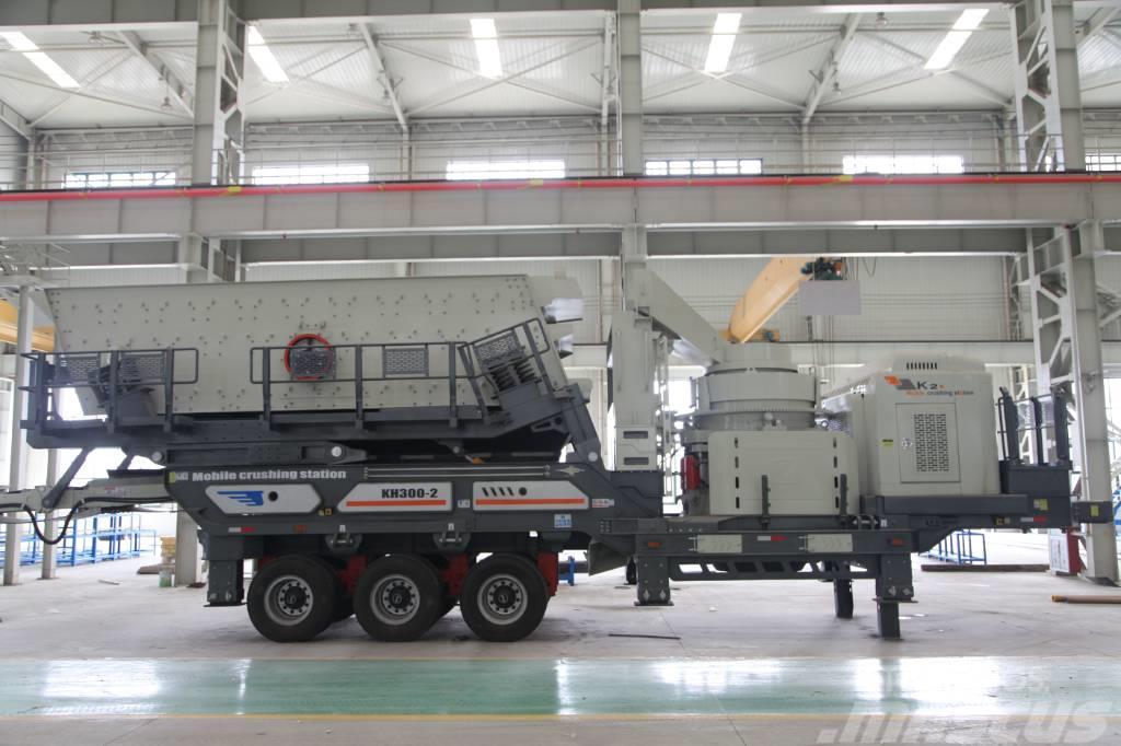 Liming HP300 mobile cone crusher&screen for stone&rock Mobilne drobilice