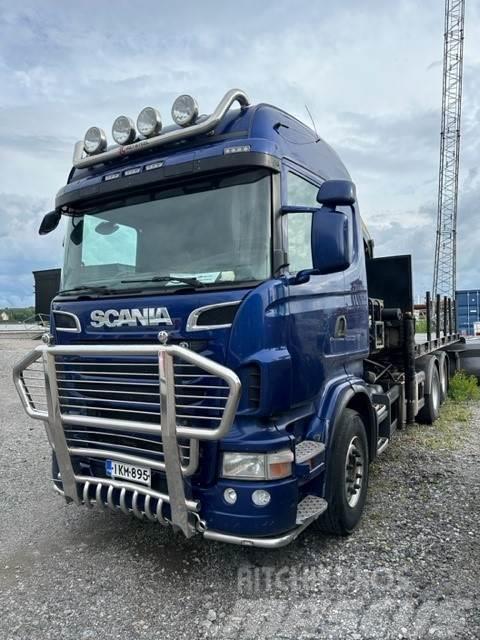 Scania R500 6X2 LB6X2 HSZ Rol kiper kamioni sa kukom za podizanje tereta