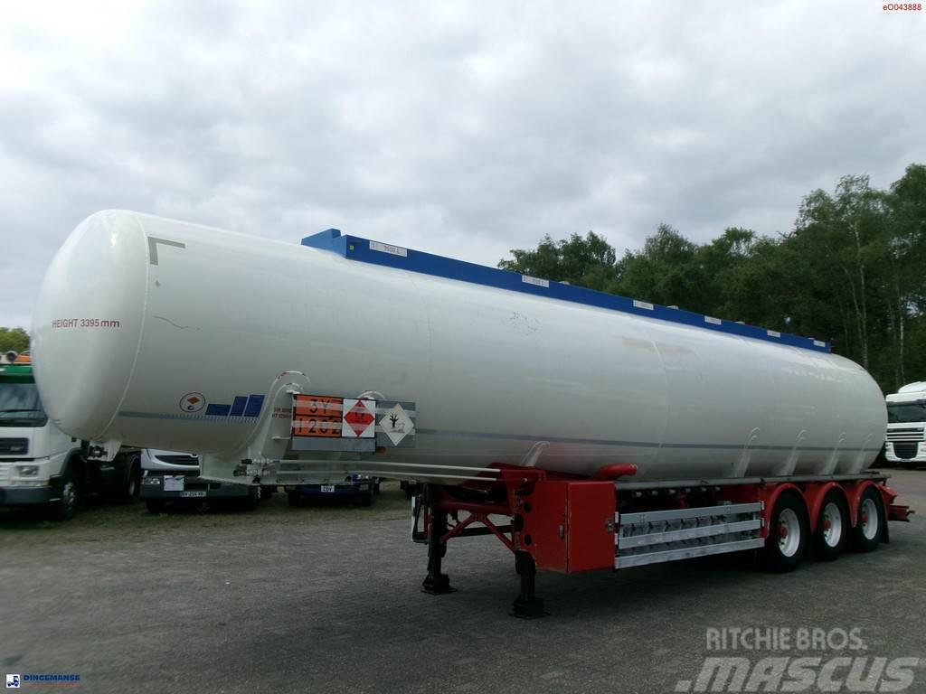 Feldbinder Fuel tank alu 44.6 m3 + pump Poluprikolice cisterne