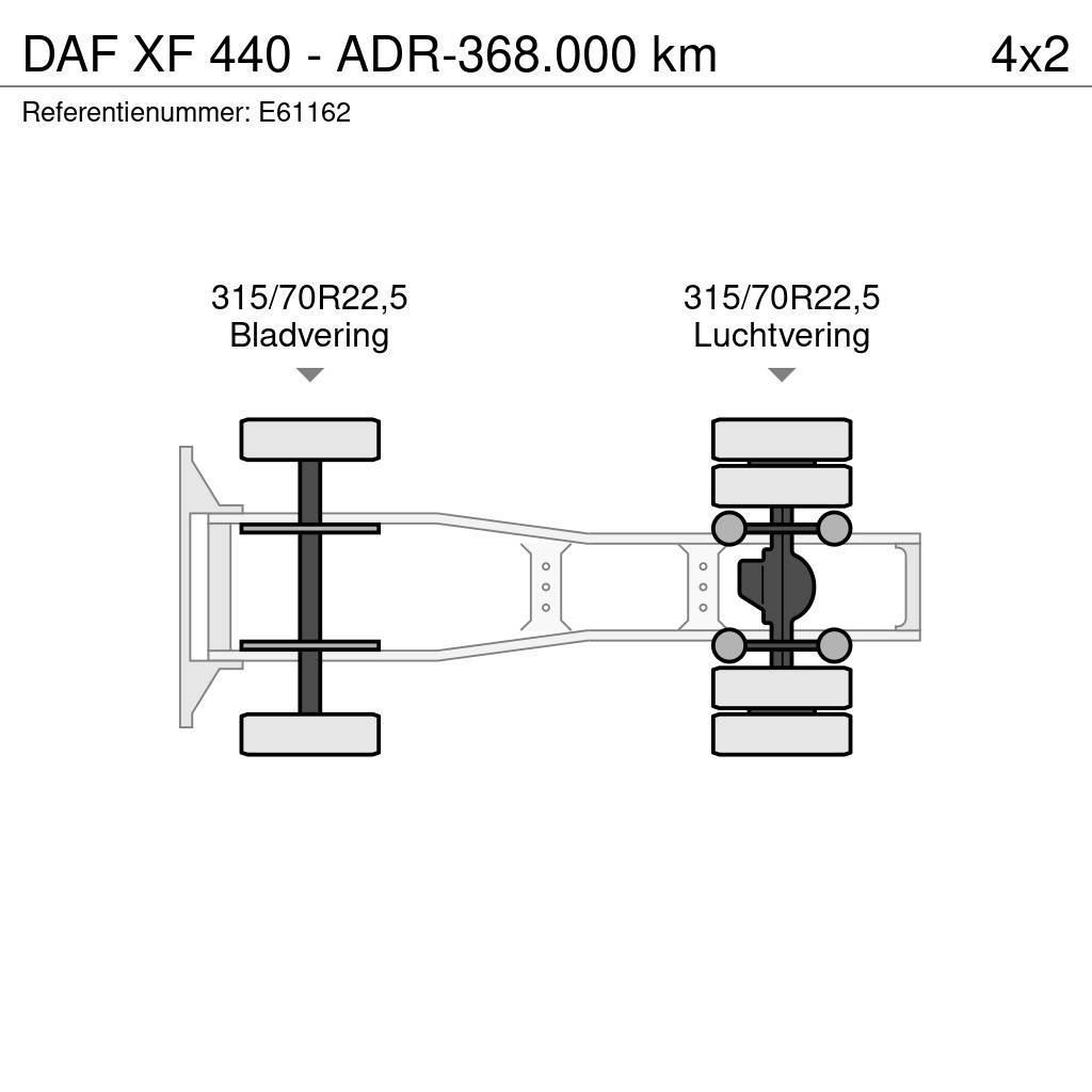 DAF XF 440 - ADR-368.000 km Tegljači