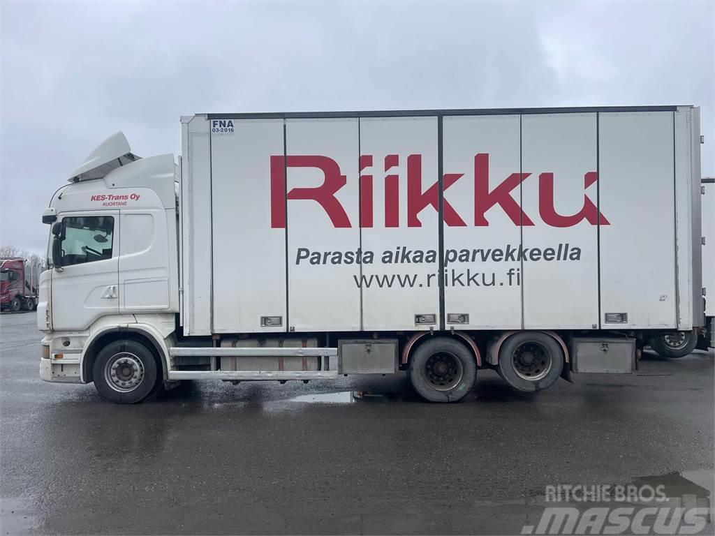 Scania R-500 6x2-4750, 7,5m VAK:n 2-taso kori Sanduk kamioni