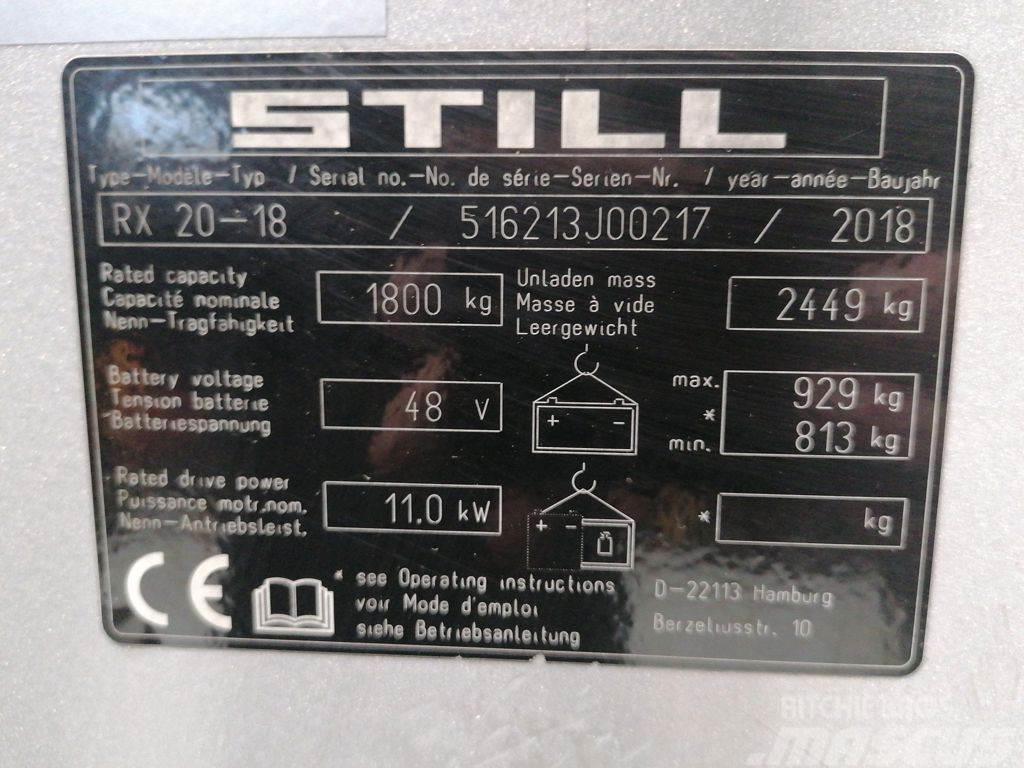 Still RX20-18 Električni viljuškari