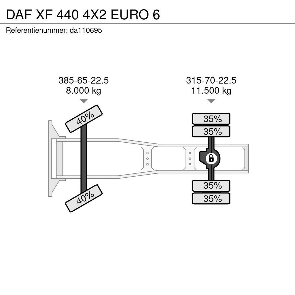 DAF XF 440 4X2 EURO 6 Tegljači