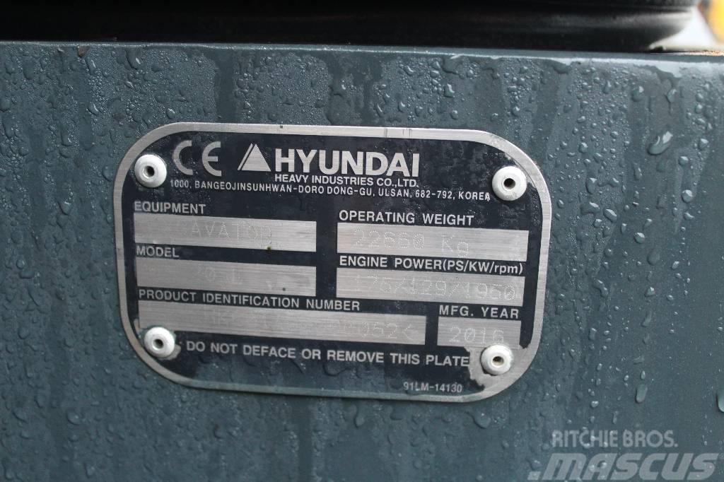 Hyundai HX 220 L / Pyörittäjä, Leica 3D, Rasvari, Lämmitin Bageri guseničari