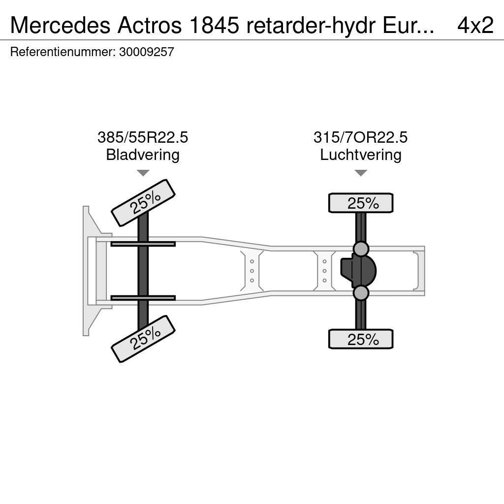 Mercedes-Benz Actros 1845 retarder-hydr Euro 5ch 14 Tegljači