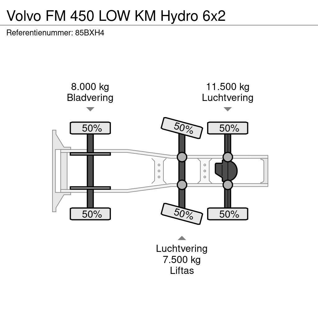 Volvo FM 450 LOW KM Hydro 6x2 Tegljači